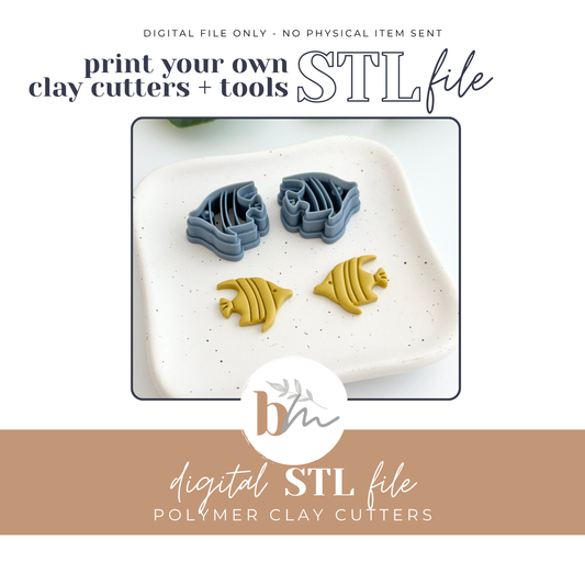 Angel Fish | Digital STL File | Polymer Clay Tools & Cutters