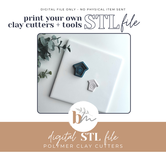 Bird House | Digital STL File | Polymer Clay Tools & Cutters