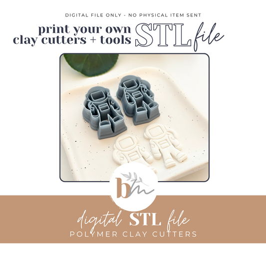 Astronaut | Digital STL File | Polymer Clay Tools & Cutters
