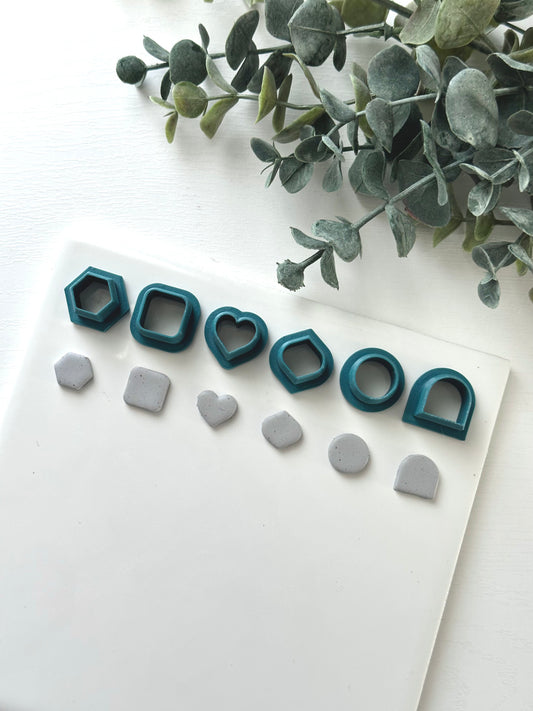 Basic Shapes Stud Pack | Polymer Clay Cutter