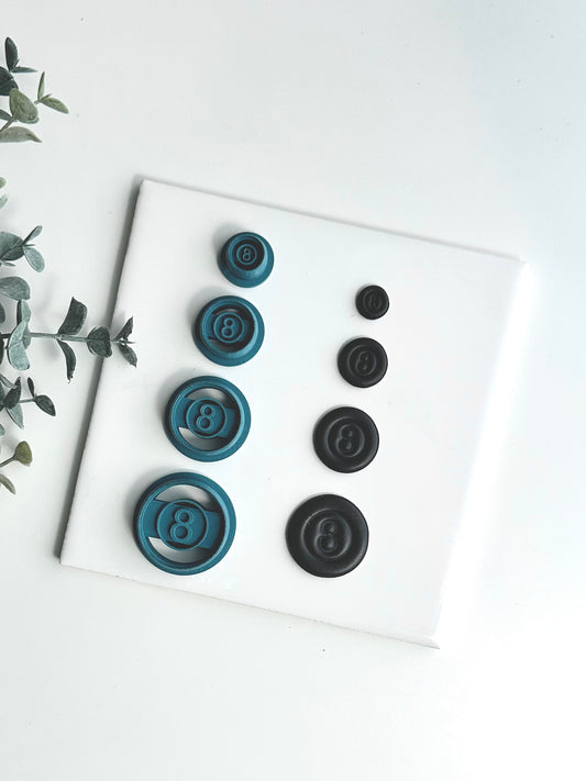 8-Ball | Sports Collection | Polymer Clay Cutter