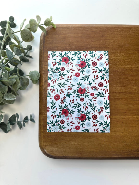 Winter Floral | CH07 | Image Transfer Paper