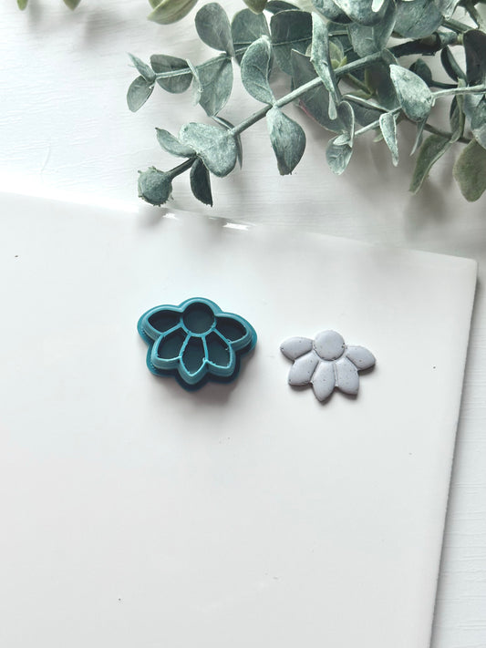 Half Daisy | Polymer Clay Cutter