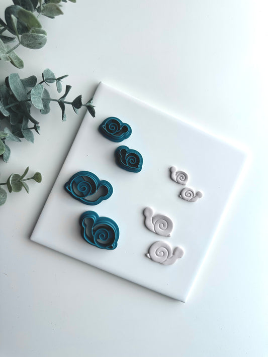 Snail (Mirror Set) | Spring Collection | Polymer Clay Cutter