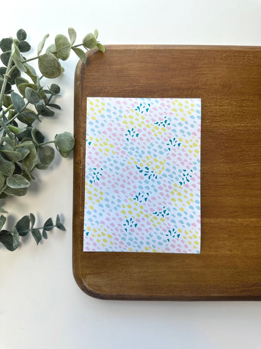 Spring Messy Dots | AB03 | Image Transfer Paper