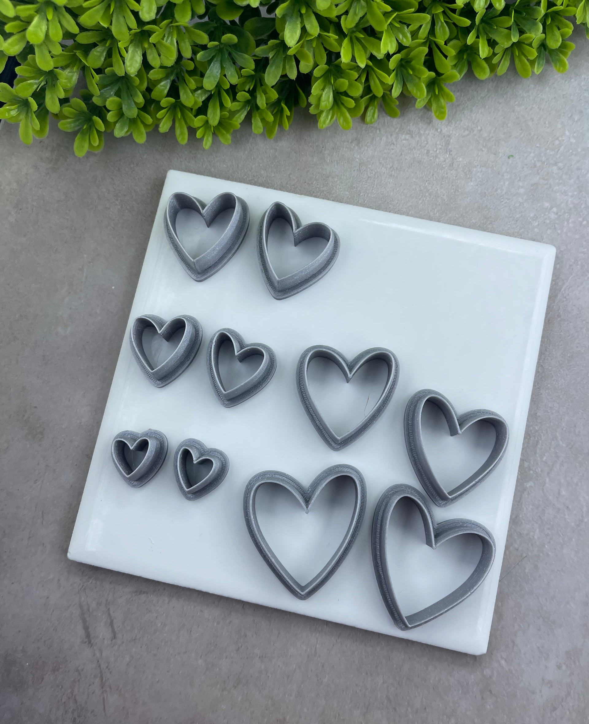 Asymmetrical Heart | Polymer Clay Cutter – Bloom Mercantile