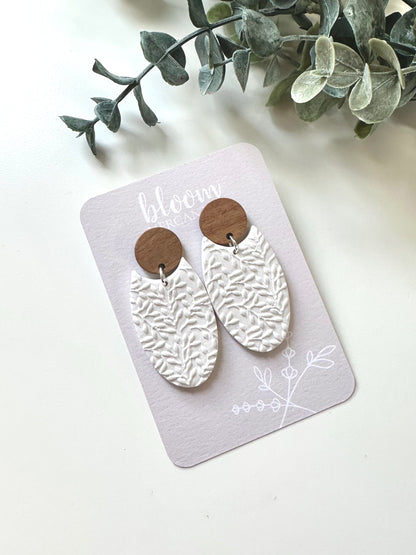 Notched Oval | Large Dangles | Polymer Clay Cutter
