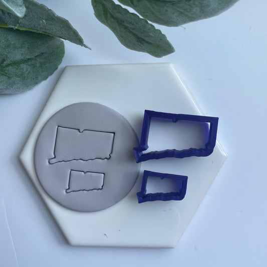 Connecticut | State Silhouettes | Polymer Clay Cutter