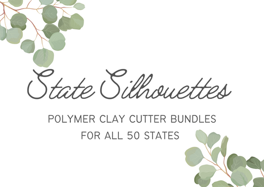 50 State Bundles | State Silhouettes | Polymer Clay Cutters